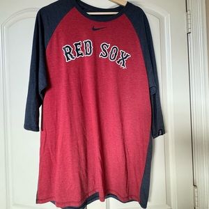 Red Sox 3/4 length tee